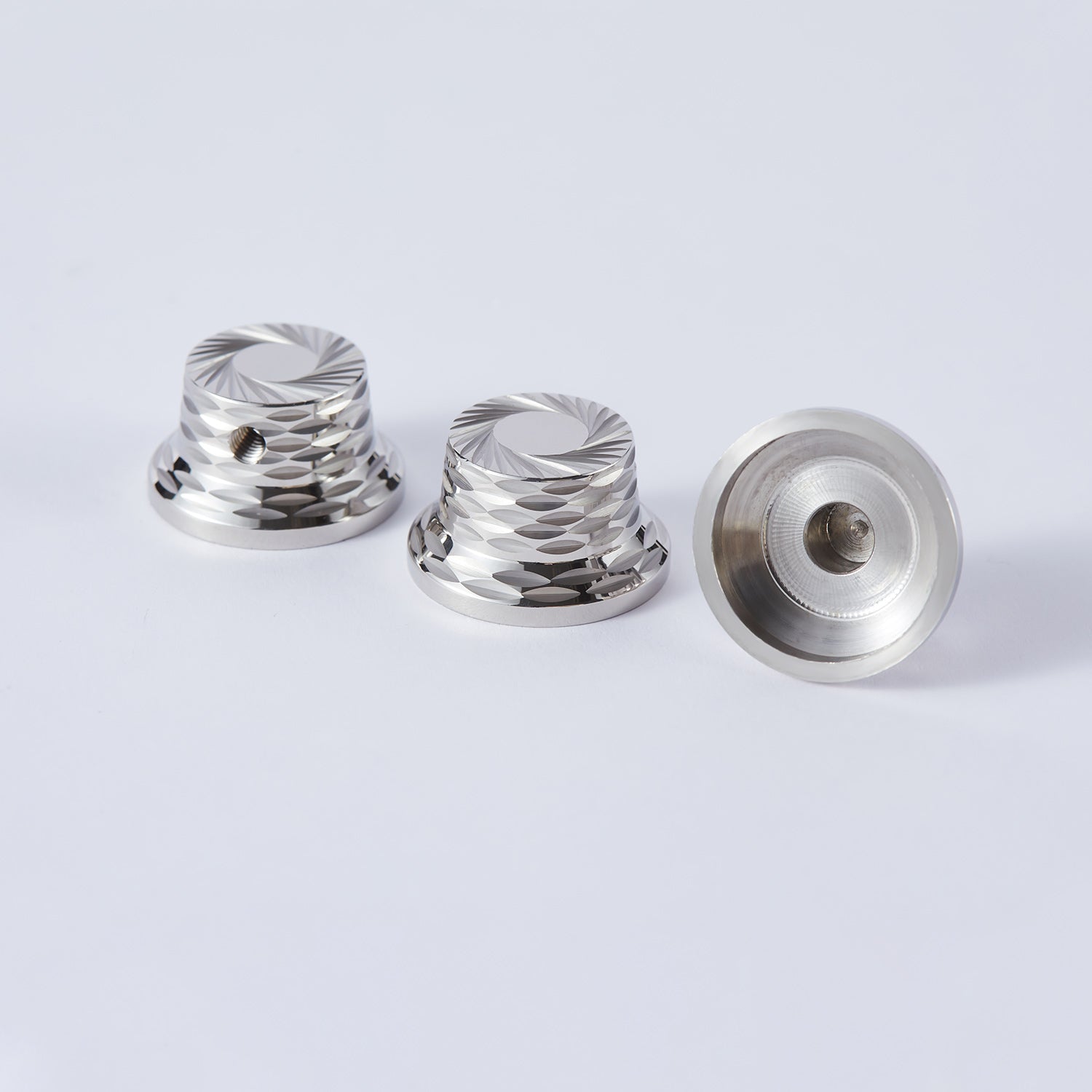 Sunflower Pattern Metal Control Knob Dia. 6mm for Electric Guitar & Bass | Guyker