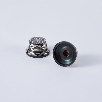 Sunflower Pattern Metal Control Knob Dia. 6mm for Electric Guitar & Bass | Guyker