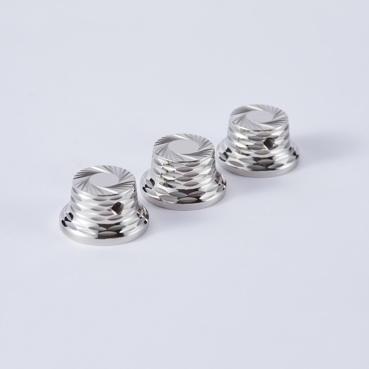 Sunflower Pattern Metal Control Knob Dia. 6mm for Electric Guitar & Bass | Guyker