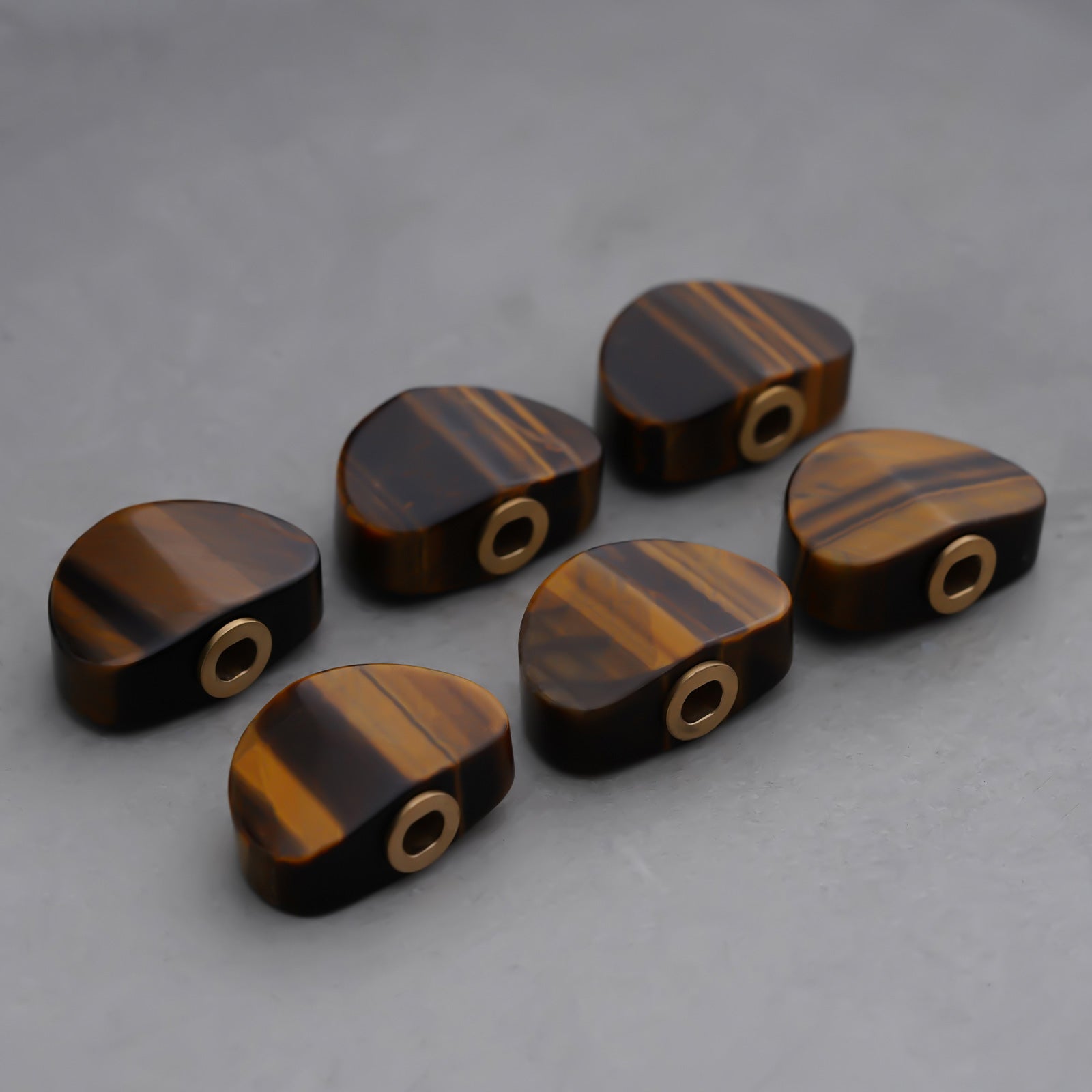 TB-008 Guyker Tunning Peg Buttons Brown For Electric Guitar