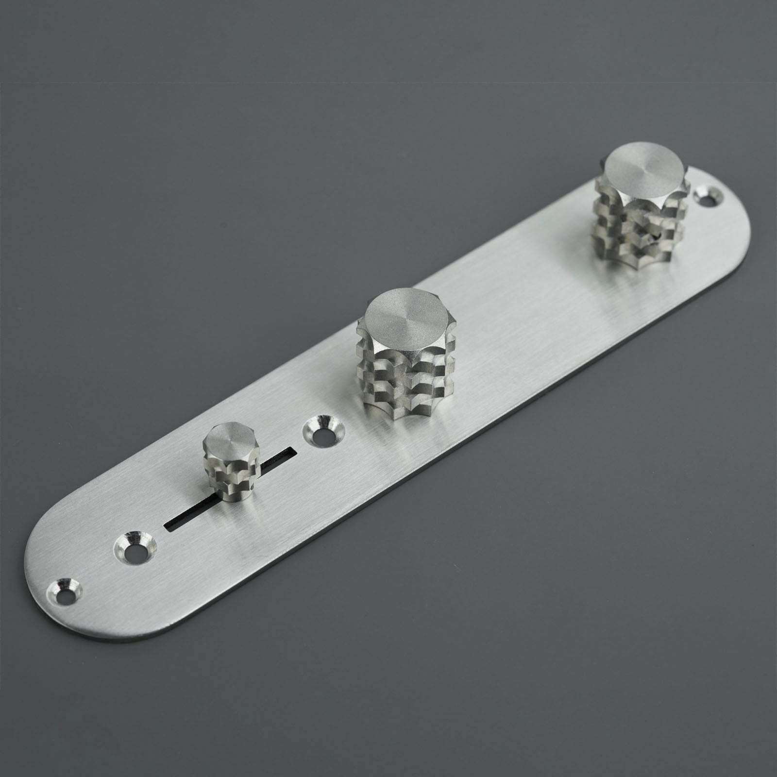 Guyker TL029 Stainless Steels Control Plate Set for Fender Telecaster