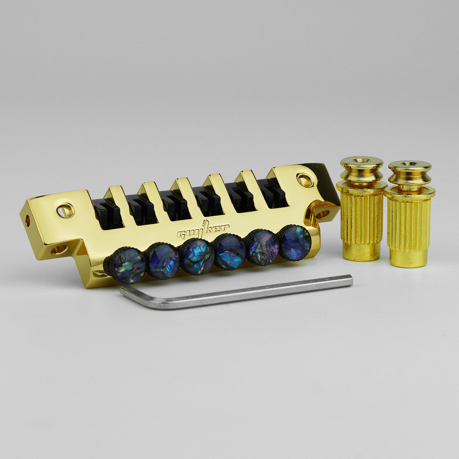 Guyker Deluxe TunePro Zinklegierung Gibson TP-6 Tailpiece mit feinen Verstellern