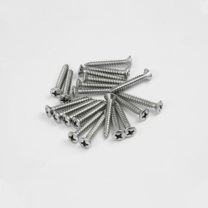 Guyker Stainless Steel Guitar Tailpiece Mounting Screws M3.5 x 25mm for Guitar Bridge
