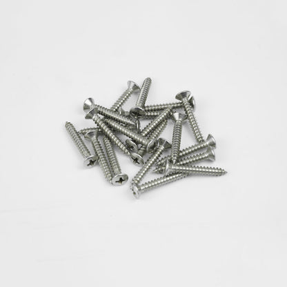 Guyker Stainless Steel Guitar Tailpiece Mounting Screws M3.5 x 25mm for Guitar Bridge