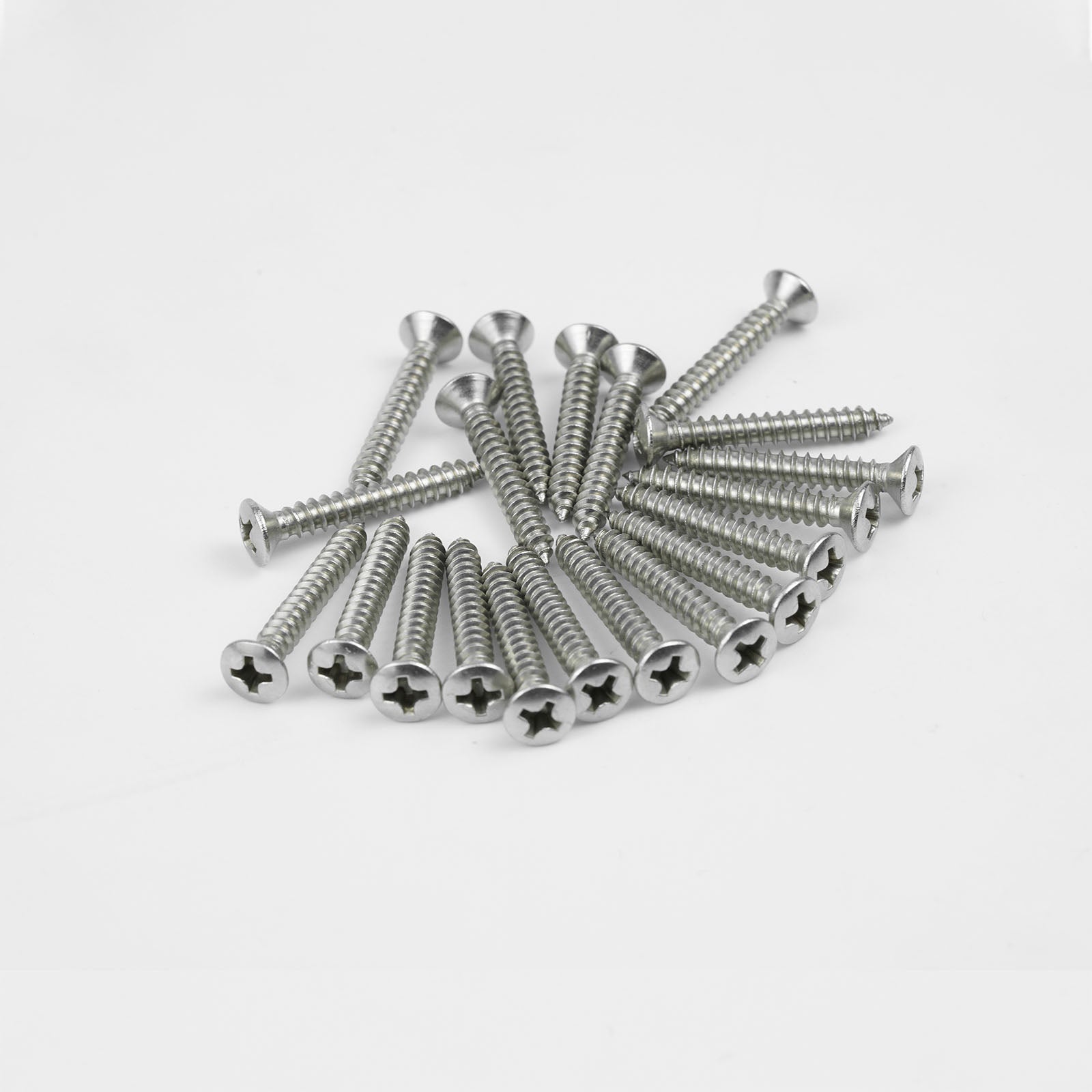 Guyker Stainless Steel Guitar Tailpiece Mounting Screws M3.5 x 25mm for Guitar Bridge