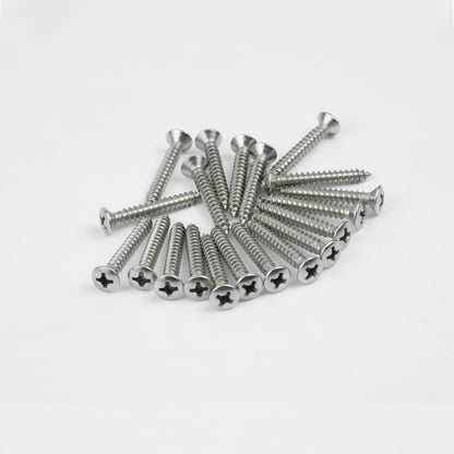 Guyker Stainless Steel Guitar Tailpiece Mounting Screws M3.5 x 25mm for Guitar Bridge