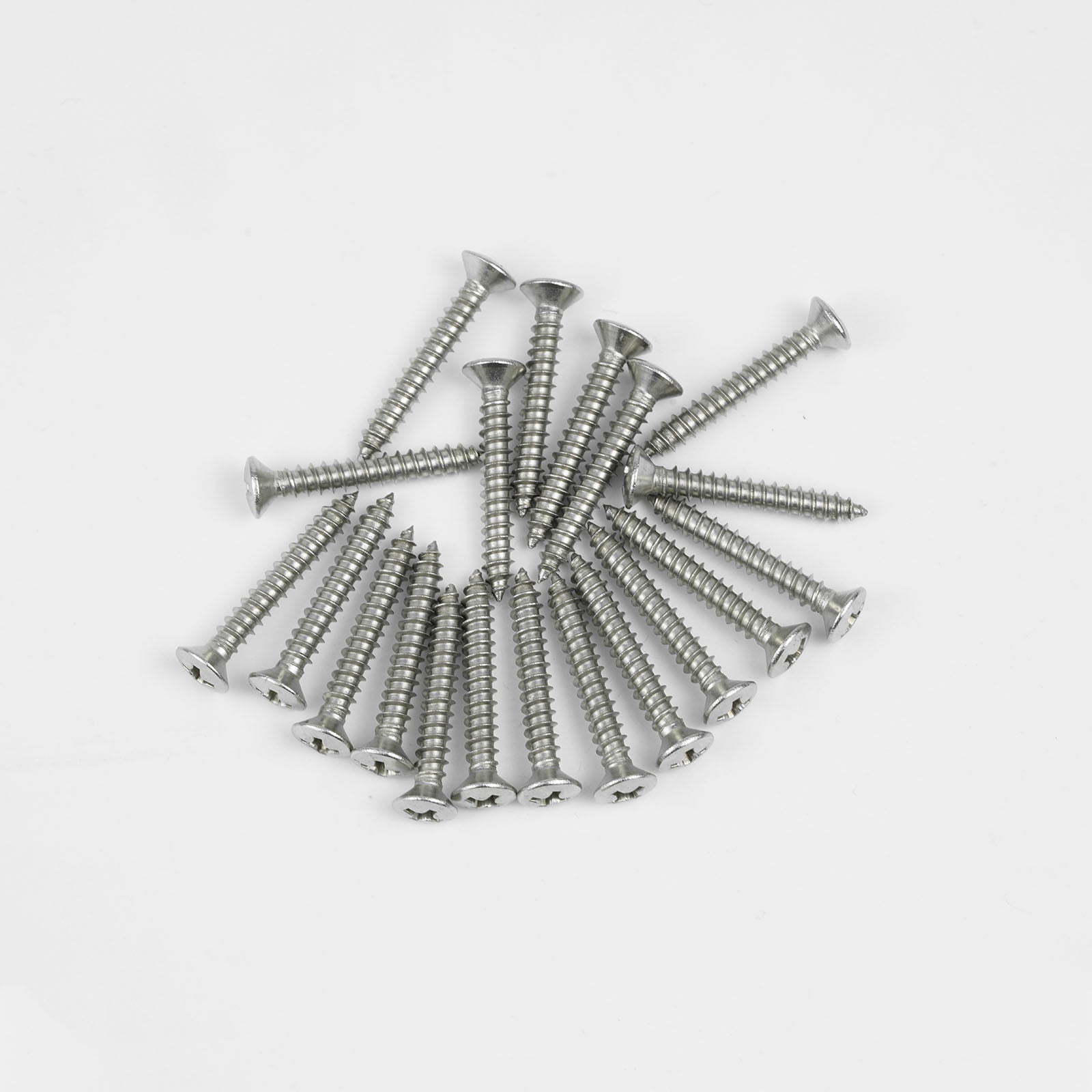 Guyker Stainless Steel Guitar Tailpiece Mounting Screws M3.5 x 25mm for Guitar Bridge