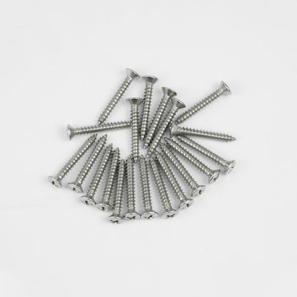 Guyker Stainless Steel Guitar Tailpiece Mounting Screws M3.5 x 25mm for Guitar Bridge
