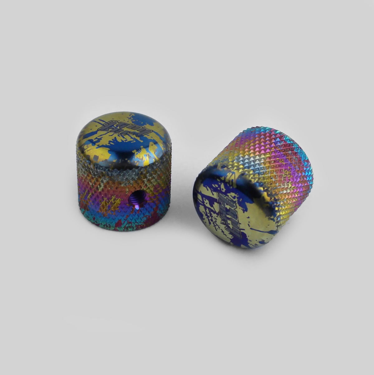 GUYKER Electric Guitar Titanium Alloy Control Plate Knob Street Style for FD TL Parts Replacement