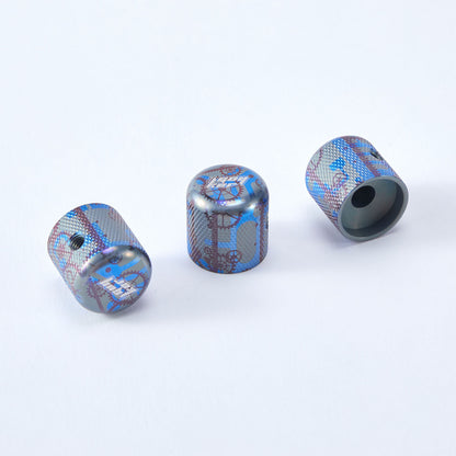 Titanium Alloy Control Plate Knob with Mechanical Pattern – Guitar TL/FD Parts | Guyker