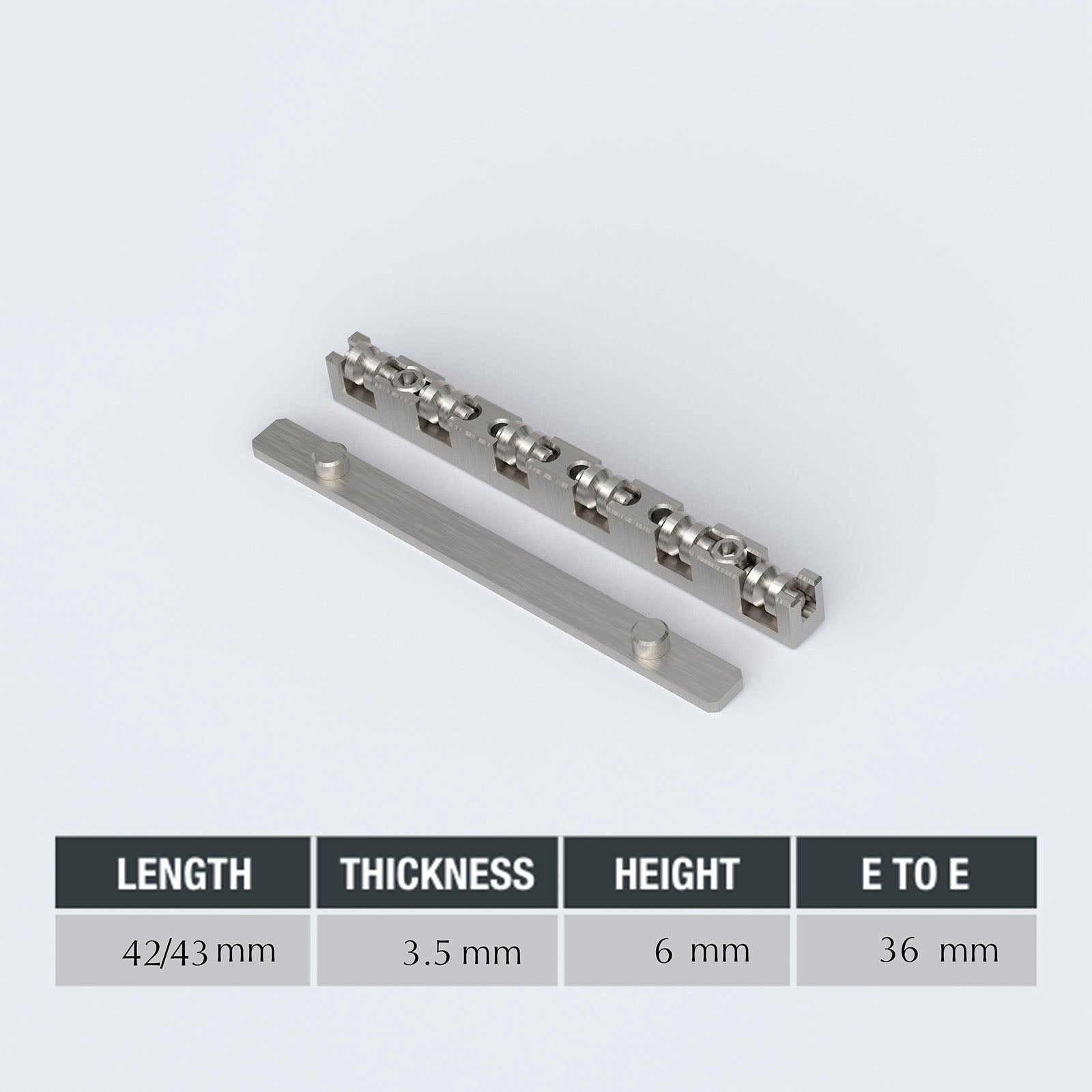 Titanium Alloy Guitar Nut for ST TL Guyker