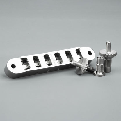 Titanium Tune-O-Matic Bridge Stop Bar Tailpiece with Anchors and Studs for LP SG Guitars | Guyker