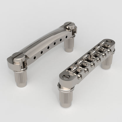 Titanium Tune-O-Matic Bridge & Tailpiece Set Guyker