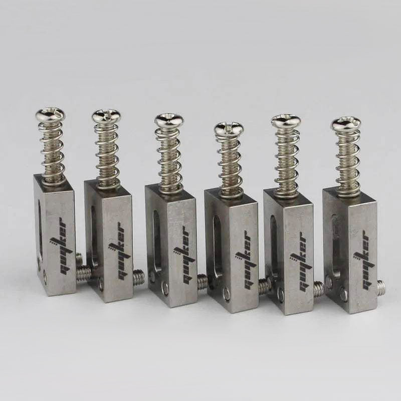 Titanium alloy Bridge Saddles Type Square 10.5MM For Stratocaster Tremolo Bridges Electric Guitar Tremolo Bridges