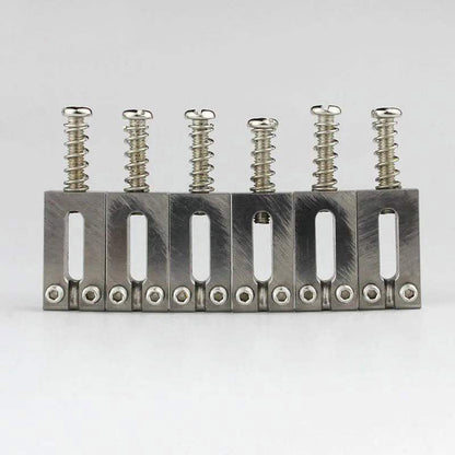 Titanium alloy Bridge Saddles Type Square 10.5MM For Stratocaster Tremolo Bridges Electric Guitar Tremolo Bridges