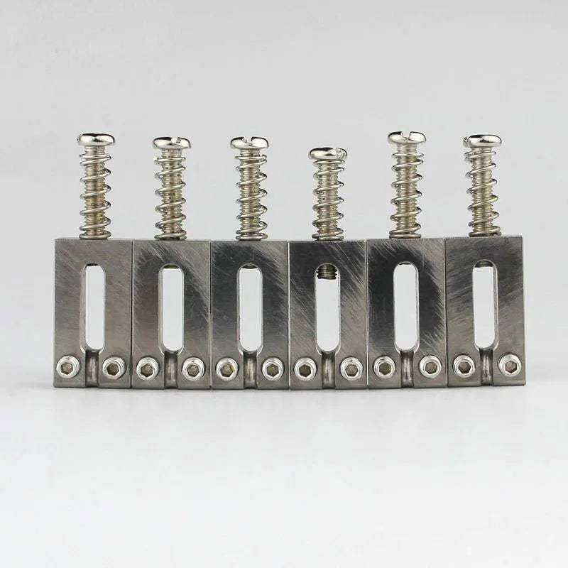 Titanium alloy Bridge Saddles Type Square 10.5MM For Stratocaster Tremolo Bridges Electric Guitar Tremolo Bridges