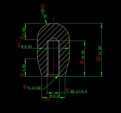 Toggle Switch Knob Cap or Screw Nut for Electric Guitar | Guyker
