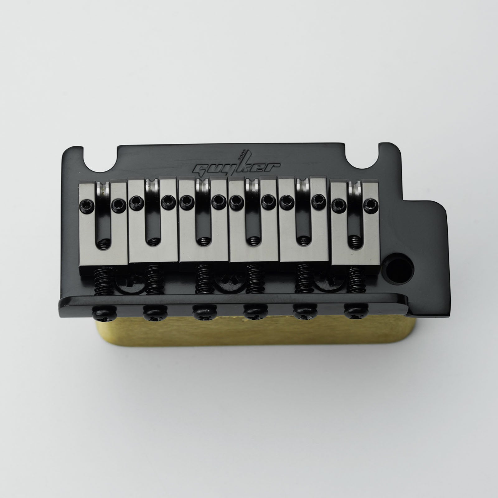 Tremolo Bridge Vintage Brass Saddles For ST 10.5mm String Space Guyker