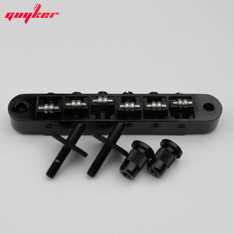 Listo para enviar (EE. UU.) | Puente de guitarra Guyker GM015 Tune-O-Matic con silla rodante para LP SG