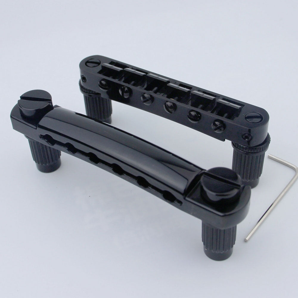 Tune-O-Matic Bridge Set – Zinc Alloy & Brass Saddles Guyker