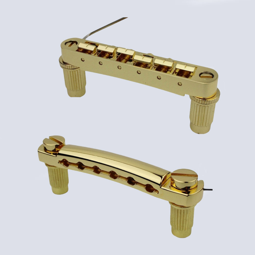 Tune-O-Matic Bridge Set – Zinc Alloy & Brass Saddles Guyker