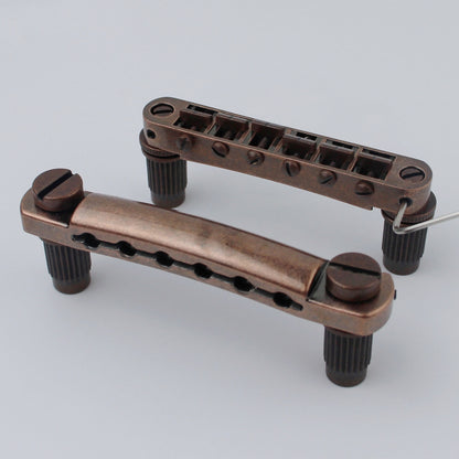 Tune-O-Matic Bridge Set – Zinc Alloy & Brass Saddles Guyker