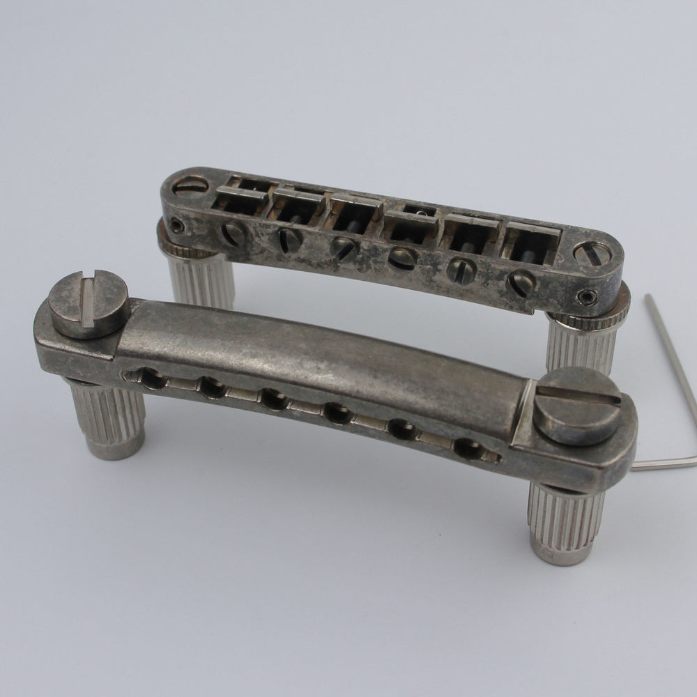 Tune-O-Matic Bridge Set – Zinc Alloy & Brass Saddles Guyker