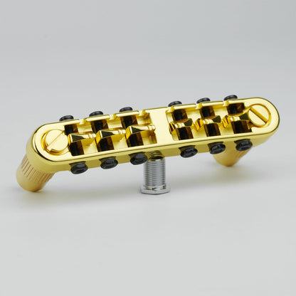 Tune-O-Matic Guitar Bridge 6 String 14 Inch Radius M8 Screws Guyker