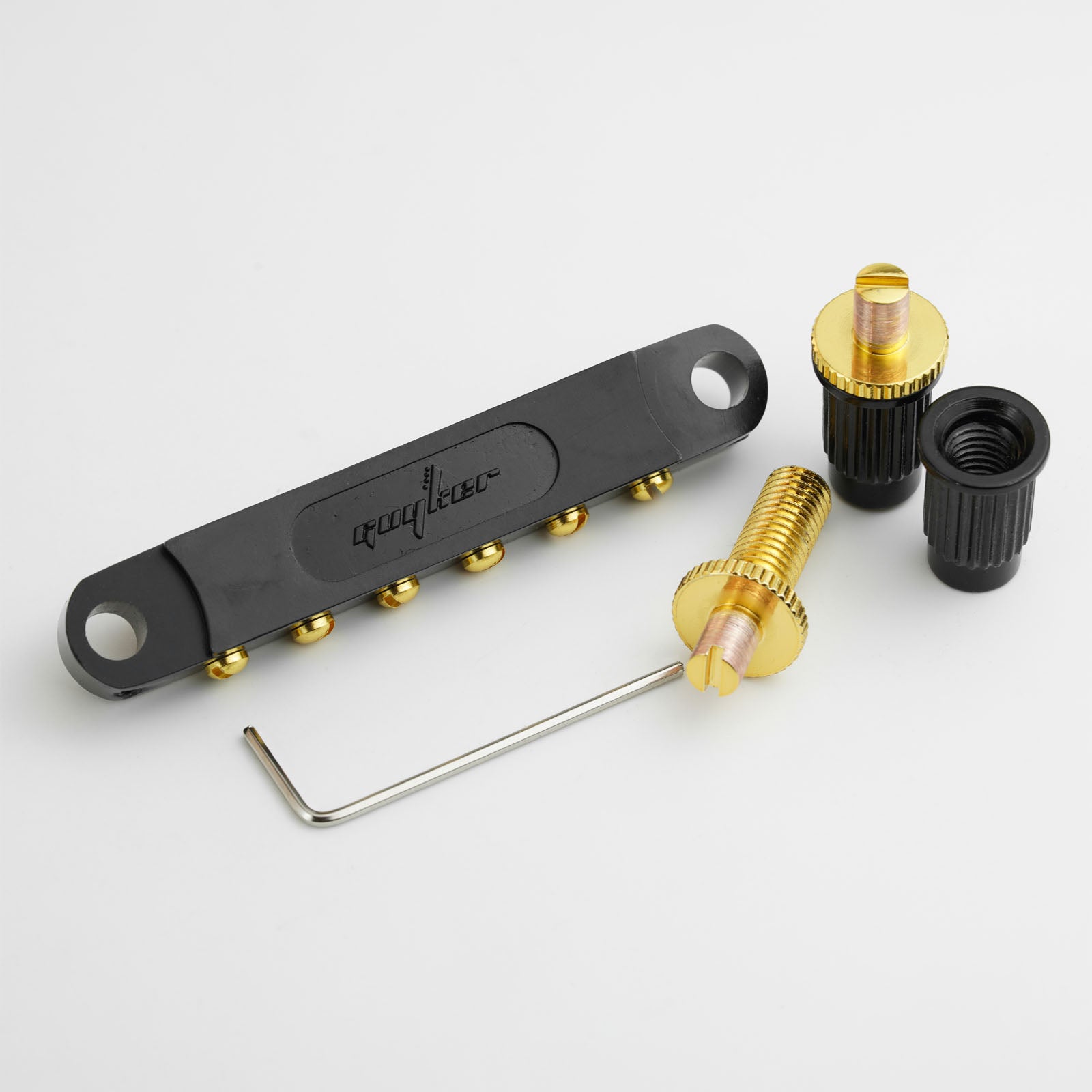 Guyker GM005 Tune-O-Matic Guitar Bridge Roller Saddles with Studs