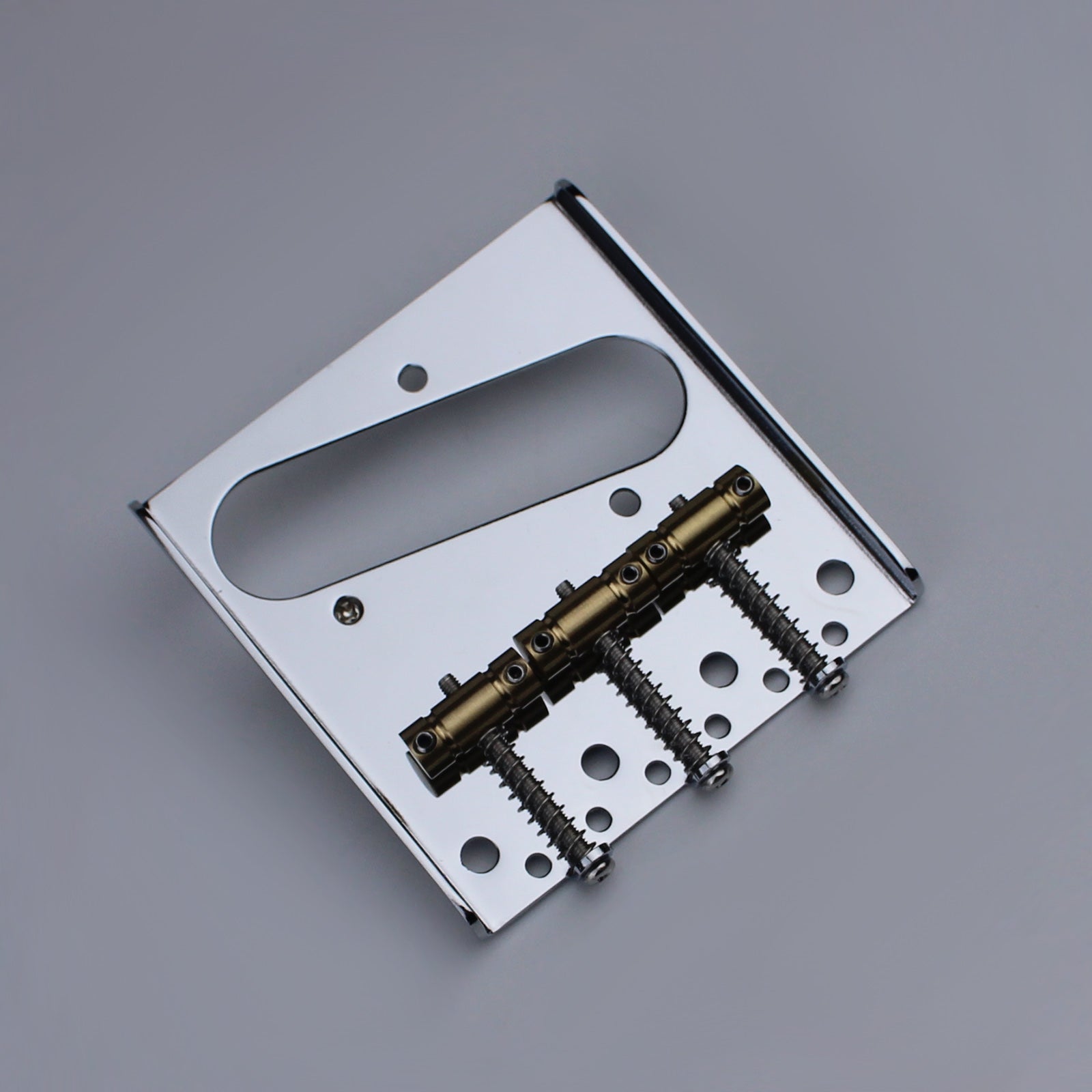 Vintage Style Tremolo Guitar Bridge with Brass Saddle for FD Telecaster Guyker