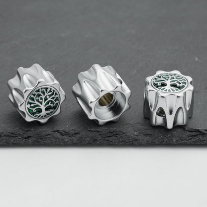 Zinc Alloy Control Knobs with Tree of Life Top Dia. 6.3mm for Electric Guitar & Bass | Guyker