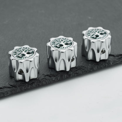 Zinc Alloy Control Knobs with Tree of Life Top Dia. 6.3mm for Electric Guitar & Bass | Guyker