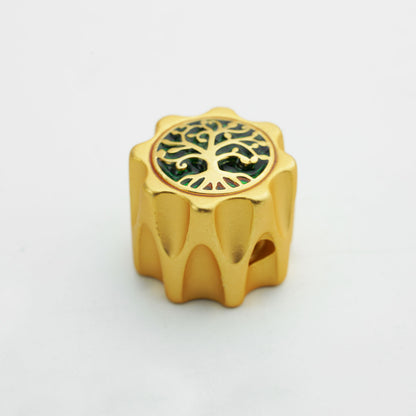 Zinc Alloy Control Knobs with Tree of Life Top Dia. 6.3mm for Electric Guitar & Bass | Guyker