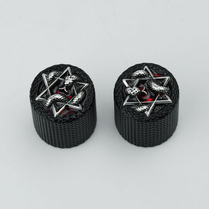 Zinc Alloy Guitar Potentiometer Control Knob Dia. 6mm | Guyker