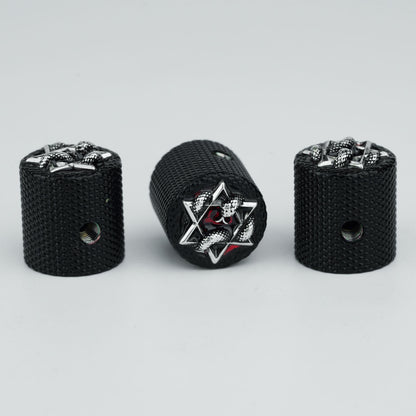 Zinc Alloy Guitar Potentiometer Control Knob Dia. 6mm | Guyker