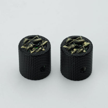 Zinc Alloy Guitar Potentiometer Control Knob Dia. 6mm | Guyker