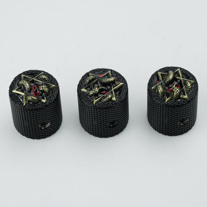 Zinc Alloy Guitar Potentiometer Control Knob Dia. 6mm | Guyker