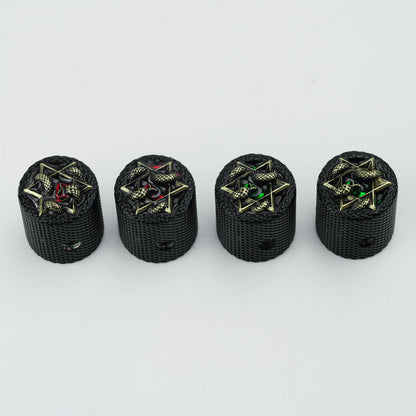 Zinc Alloy Guitar Potentiometer Control Knob Dia. 6mm | Guyker