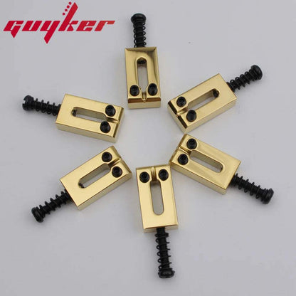 CNC-XD 10.5/10.8MM Guitar Tremolo Bridge Brass Saddles - Guyker
