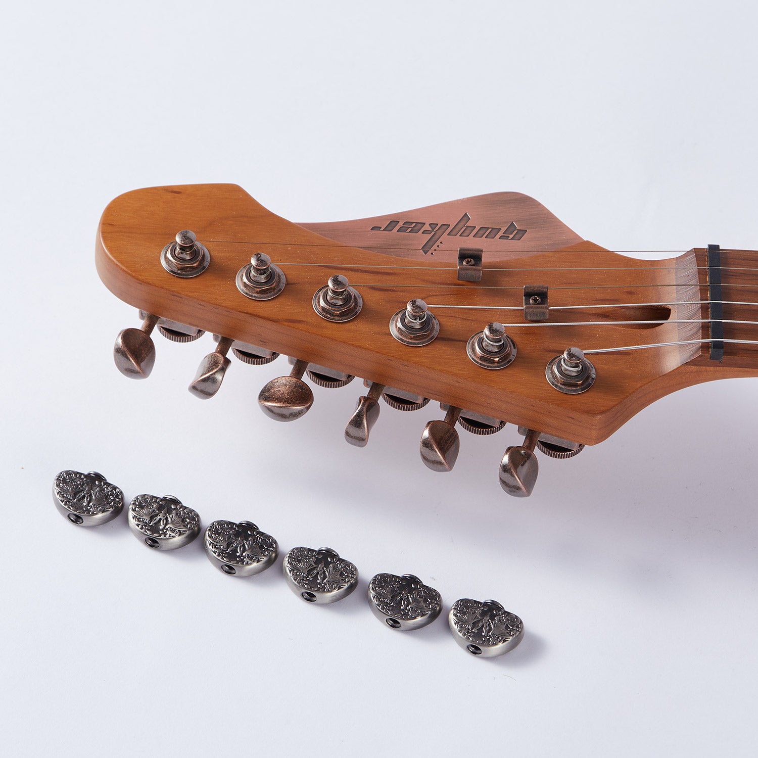 B03 Guyker Guitar Tuner Brass Buttons set 6 PCs