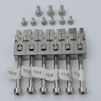 FR-SUS6ps Steel Bridge Saddles - Compatible with Floyd Rose FR Tremolo System - Guyker