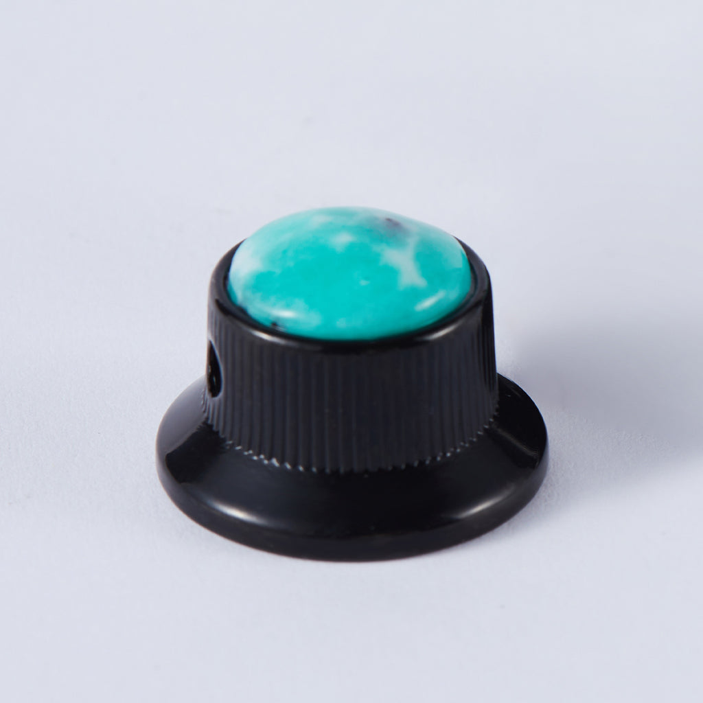 CKB020X Green Turquoise Surface Electric Guitar Bass Metal Control Volume  Knob