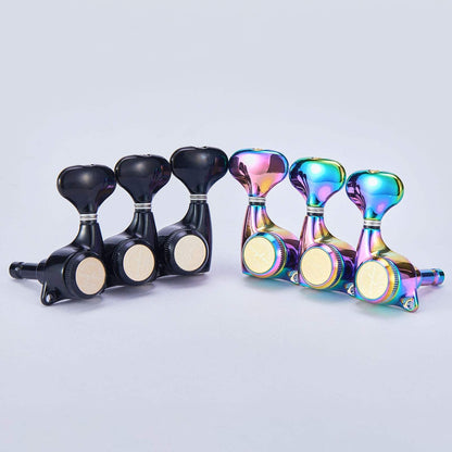 GK-510D8SP Guitar Locking Tuners (3L + 3R) - 1:21 Lock String Tuning Key Pegs