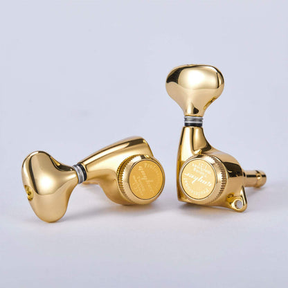 GK-510D8SP Guitar Locking Tuners (3L + 3R) - 1:21 Lock String Tuning Key Pegs