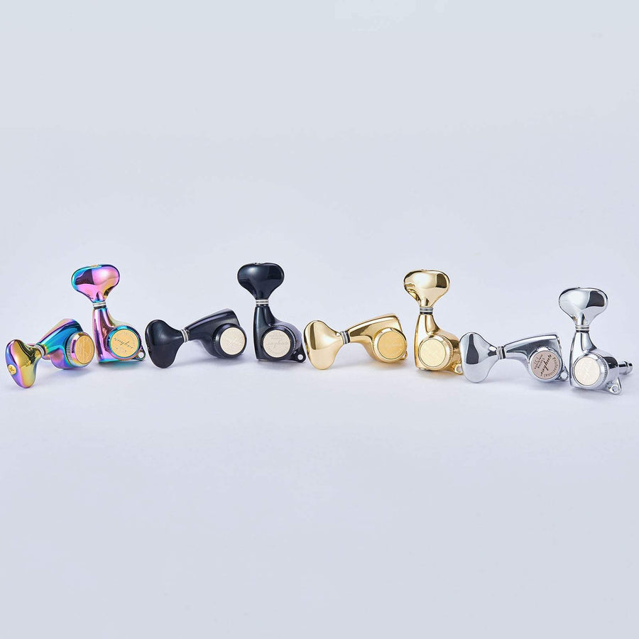 GK-510D8SP Guitar Locking Tuners (3L + 3R) - 1:21 Lock String Tuning Key Pegs