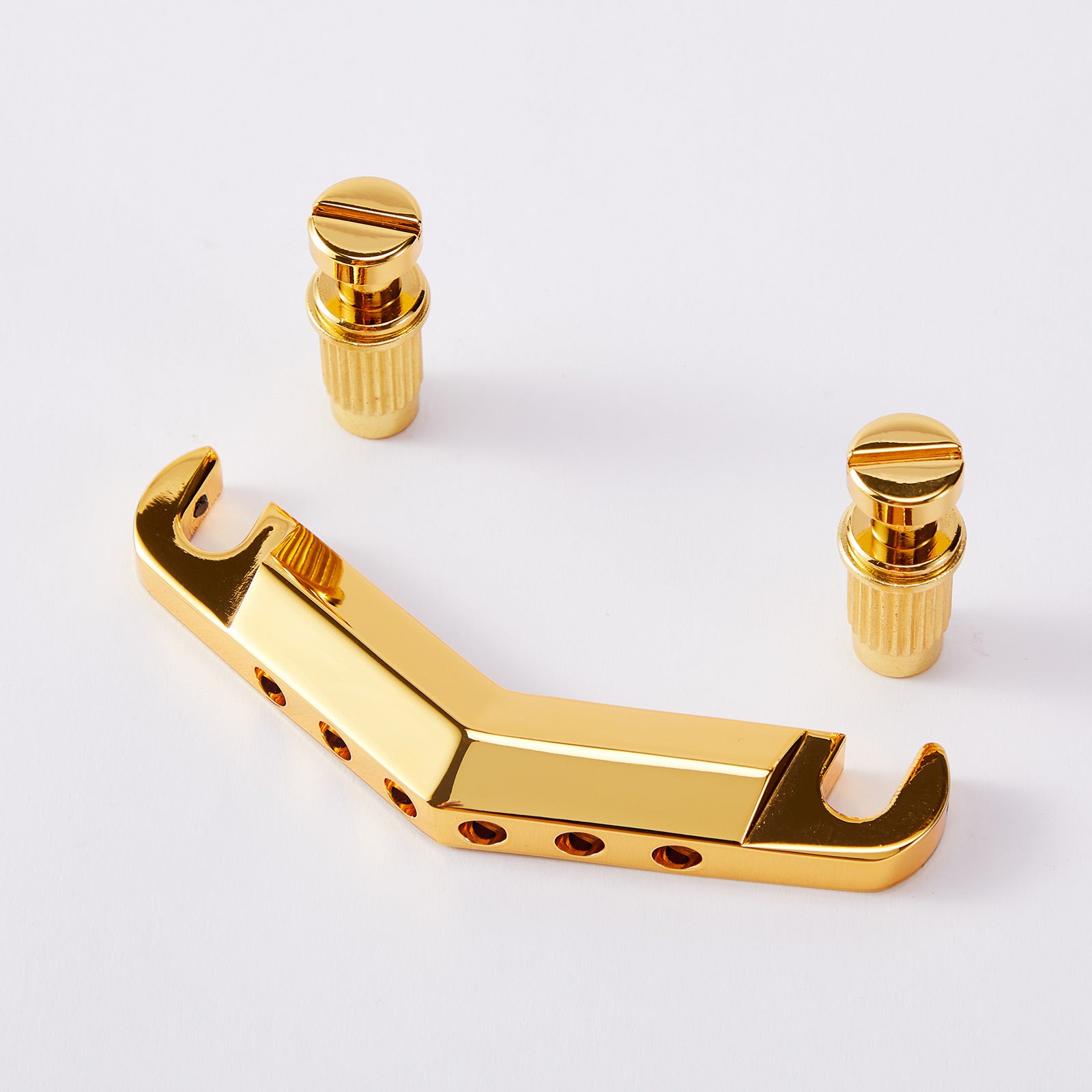 Guitar Stop Bar Tailpiece with Anchors and Studs Replacement Part