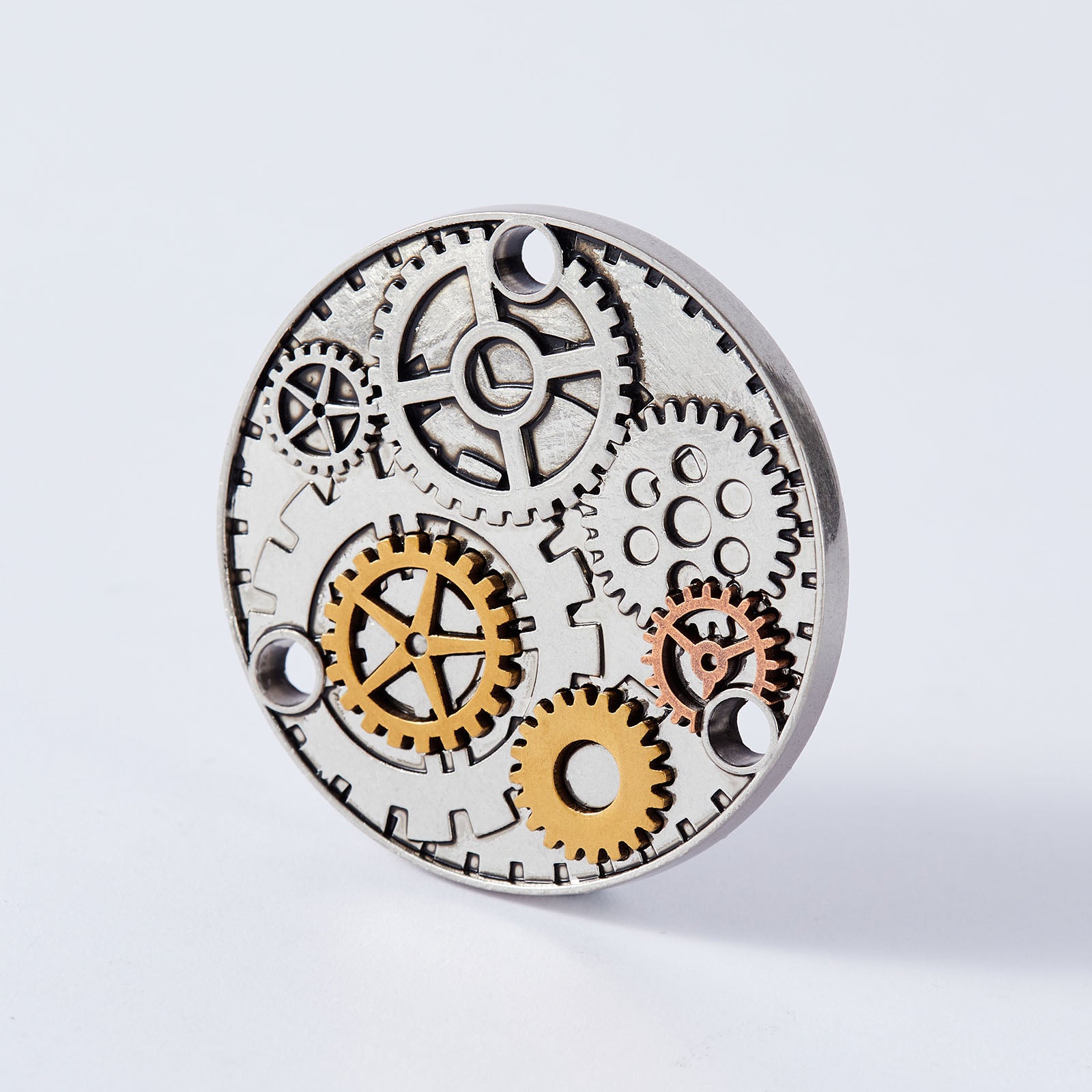 Guitar Back Cover Gear Pattern Metal Toggle Switch