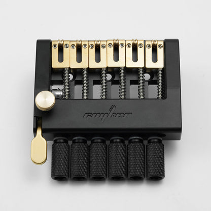 Guyker WAT001 CNC Headless Guitar Bridge for Electric Guitar - Drop D Function