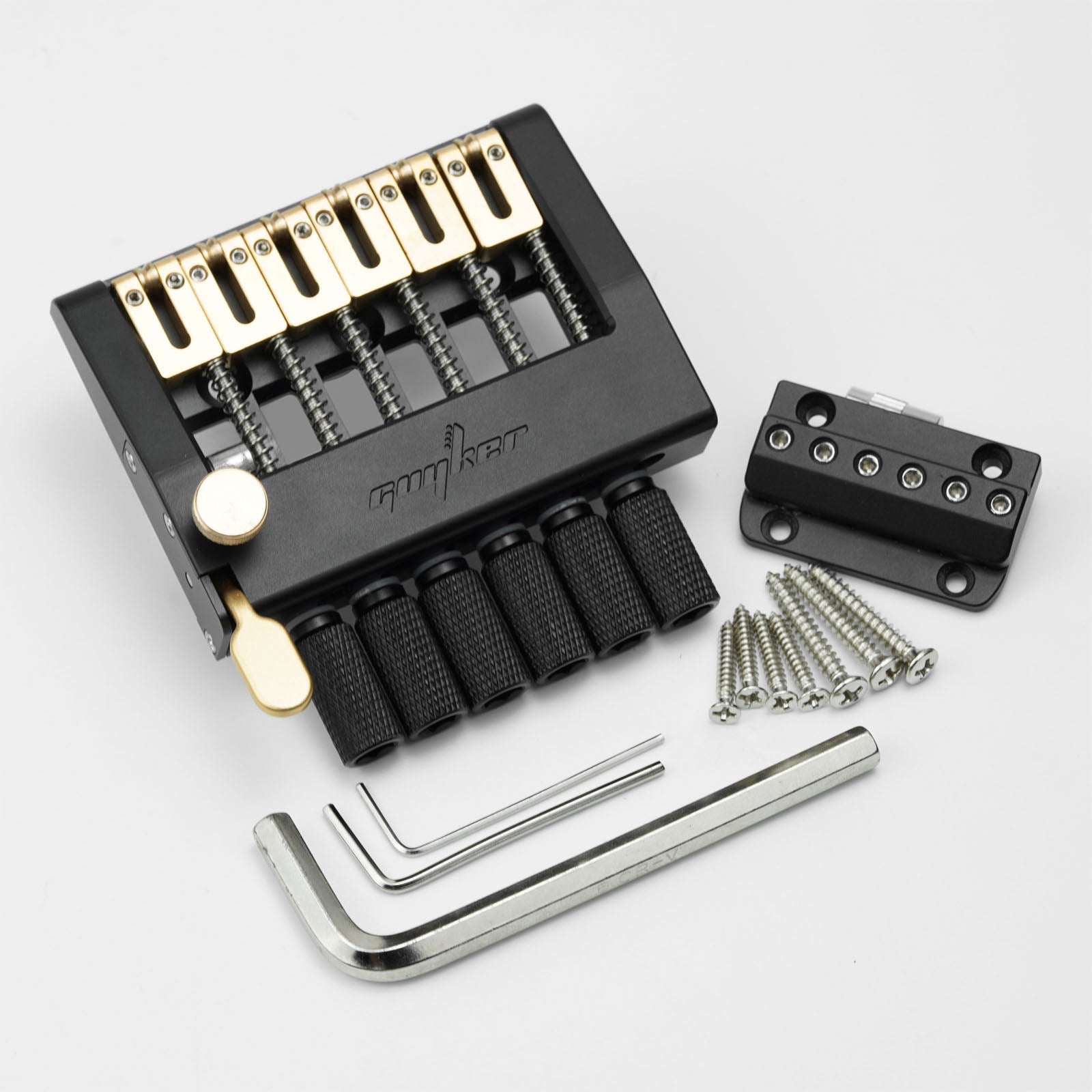 Guyker WAT001 CNC Headless Guitar Bridge for Electric Guitar - Drop D Function