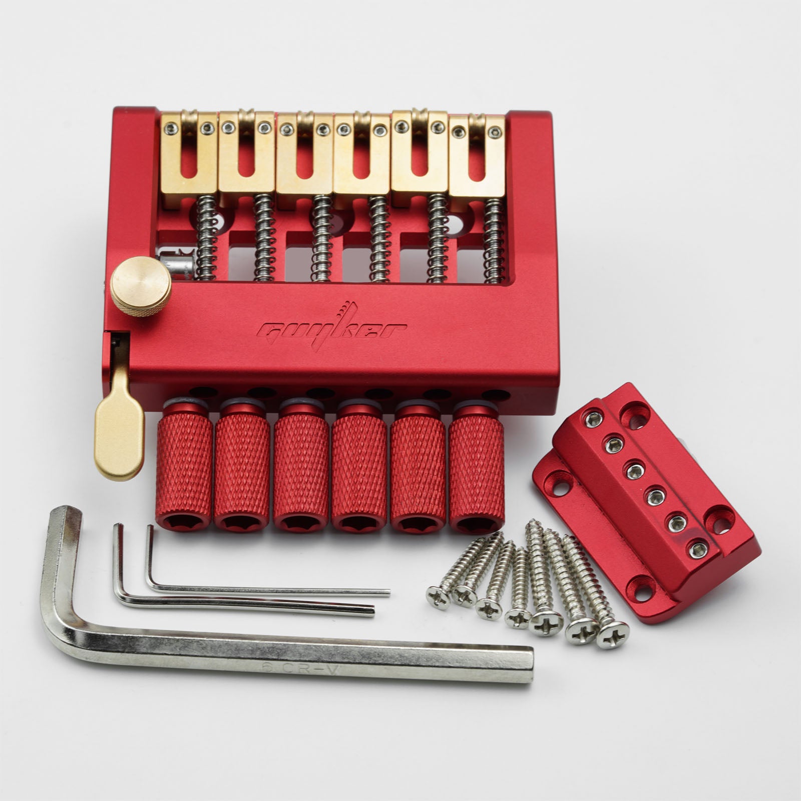 Guyker WAT001 CNC Headless Guitar Bridge for Electric Guitar - Drop D Function